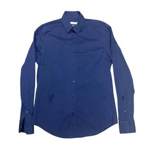 Versace Collection "Trend" Men's Blue Long Sleeve Dress Shirt